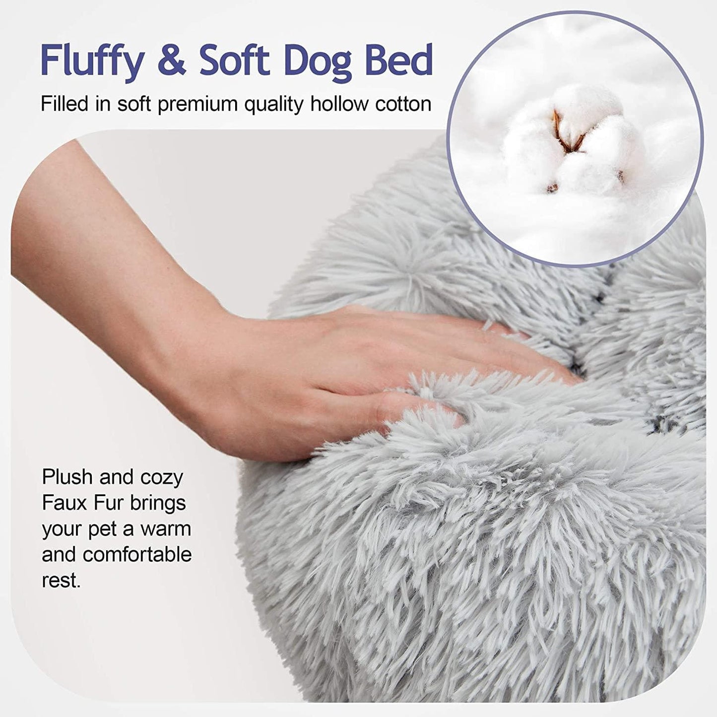 Premium Donut Dog Bed - HarnessBuddy