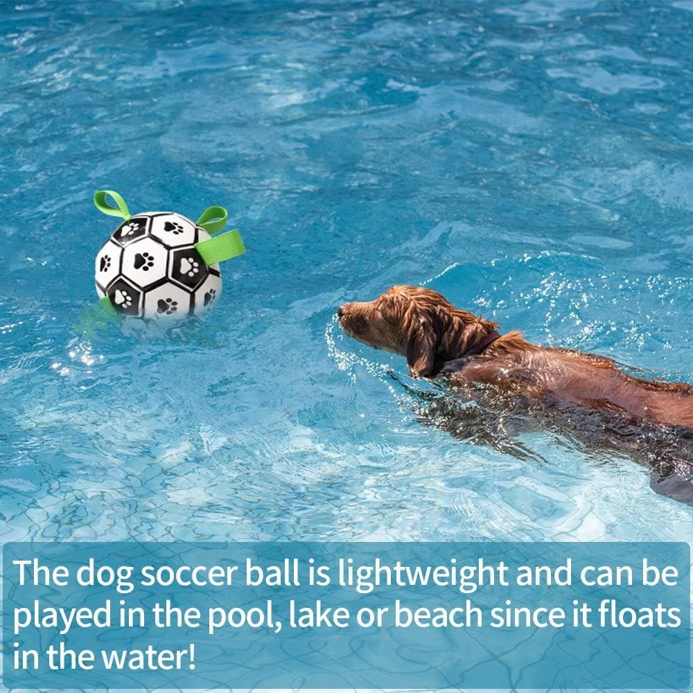 Inflatable Soccer Ball Dog Toy - HarnessBuddy