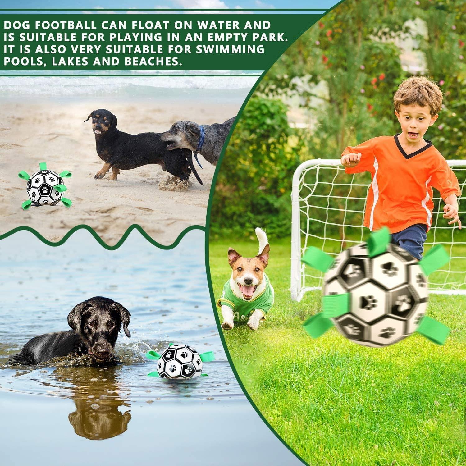 Inflatable Soccer Ball Dog Toy - HarnessBuddy