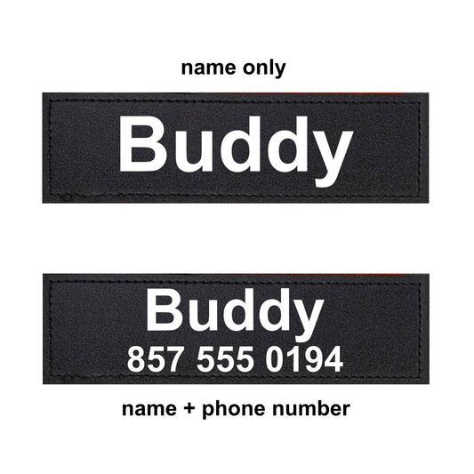HarnessBuddy™ Replacement Name Patches / Name Tag (2 Piece)