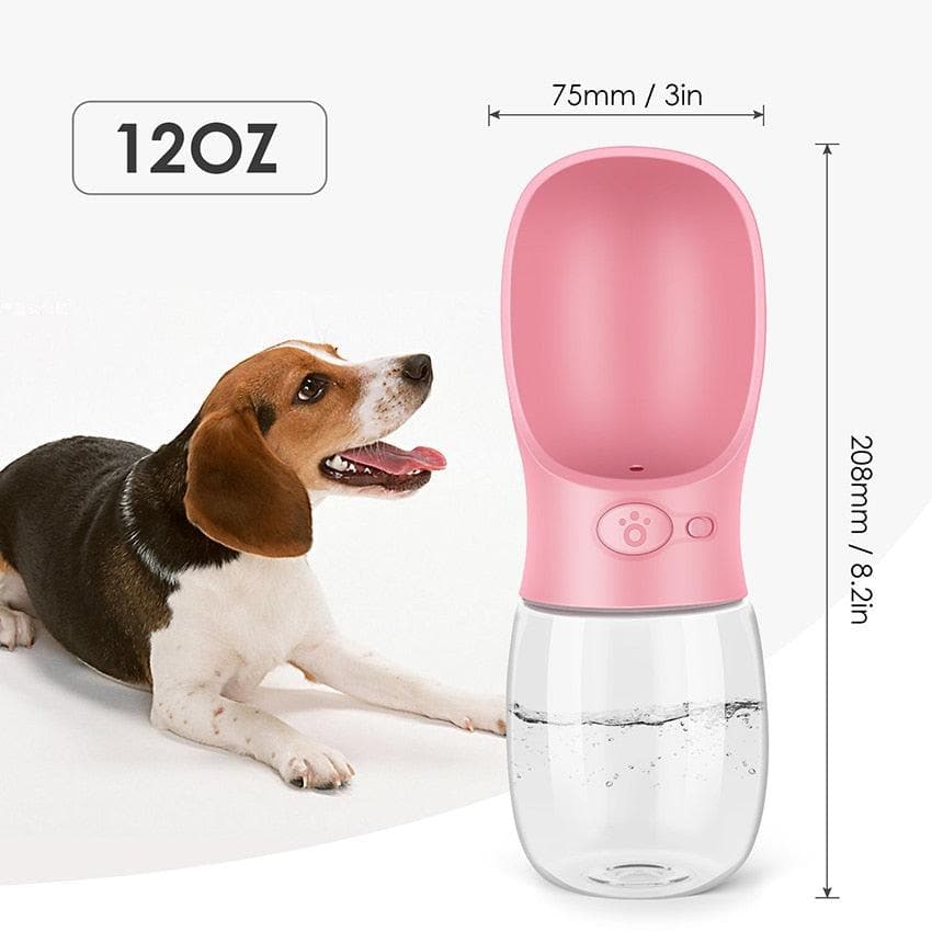 12 Oz. Portable Dog Water Bottle - HarnessBuddy